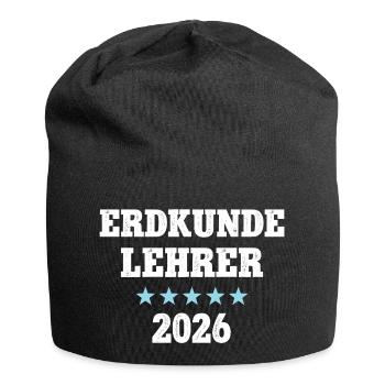 Geography Teacher 2026 Geography Teacher Geo School - Jersey Beanie - black - Front