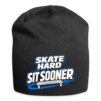 Beer League Hockey Funny Hockey Players Team Humor - Jersey Beanie - black - Front