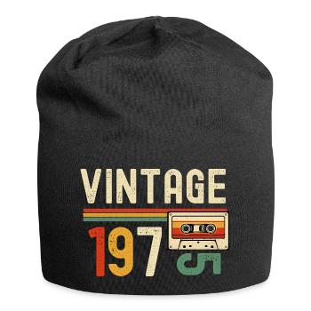 Rétro 1970s Cassette - Bonnet en jersey - noir - Devant