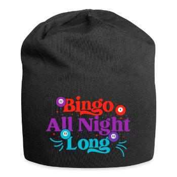 Bingo Bingo Bingo toute la nuit Bingo - Bonnet en jersey - noir - Devant