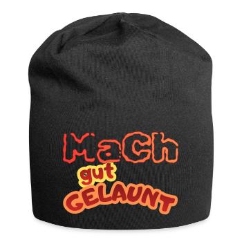 MaCh in a good MOOD - Jersey Beanie - black - Front