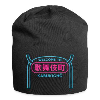 Welcome to Kabukicho - Bonnet en jersey - noir - Devant