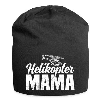 Helikopter Mama - Jersey-Beanie - Schwarz - Vorne
