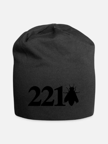 sherlock_221bee - Jersey-Beanie - Schwarz