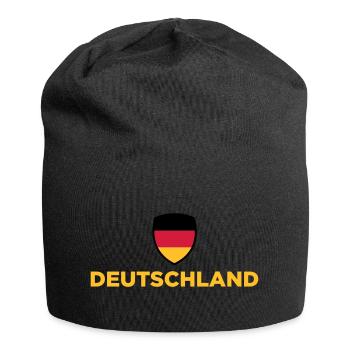 National Flag Of Germany - Jersey Beanie - black - Front