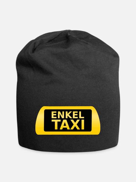 Enkel Taxi - Jersey-Beanie - Schwarz