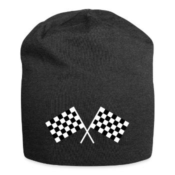 Drapeaux de course automobile - Bonnet en jersey - charbon - Devant