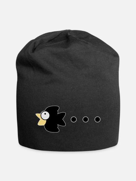 crow - Bonnet en jersey - noir
