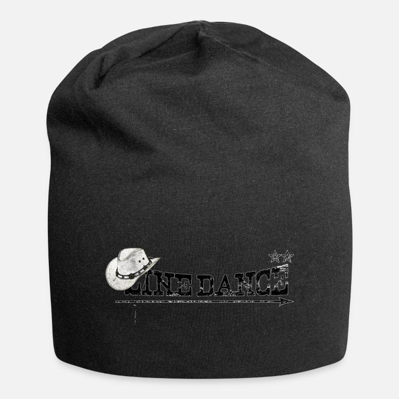line dance - Jersey Beanie - black