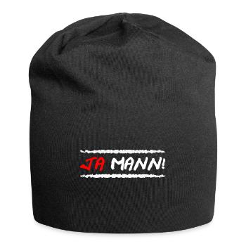 JA MANN - Jersey-Beanie - Schwarz - Vorne