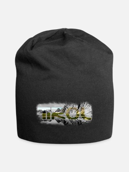 tirol_1 - Jersey-Beanie - Schwarz