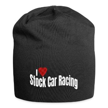 I love Stock Car Racing - Jersey Beanie - black - Front