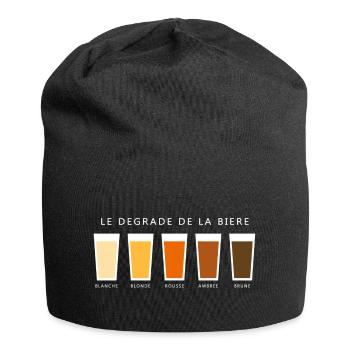 Biere degrade beer gradient (dd) - Jersey-Beanie - Schwarz - Vorne