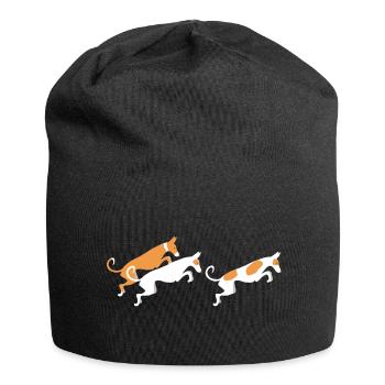 Three podencos - Jersey Beanie - black - Front