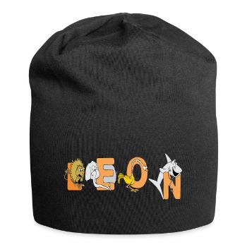 Leon - Jersey-Beanie - Schwarz - Vorne