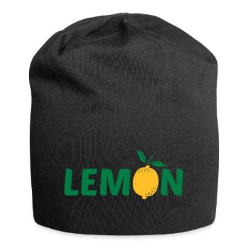 Logo Design LEMON - Jersey Beanie - black - Front