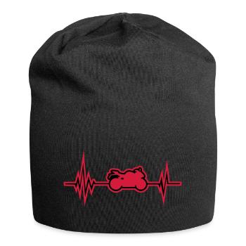 motorrad puls - Jersey-Beanie - Schwarz - Vorne