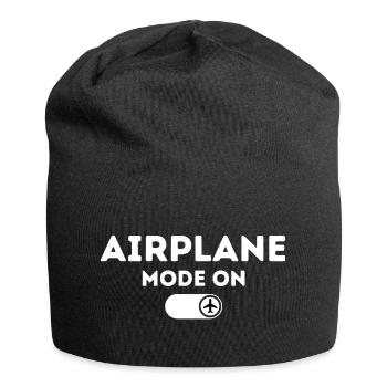 Airplane mode on - Bonnet en jersey - noir - Devant