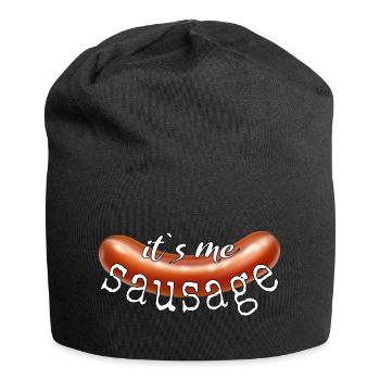 its me sausage Est moi saucisse Pas drôle cadeau - Bonnet en jersey - noir - Devant