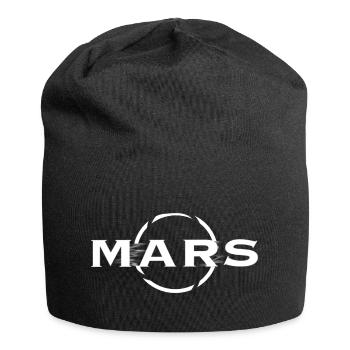 L’écriture blanche de Mars - Bonnet en jersey - noir - Devant