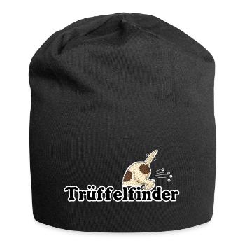 Trüffel4 1 - Jersey-Beanie - Schwarz - Vorne