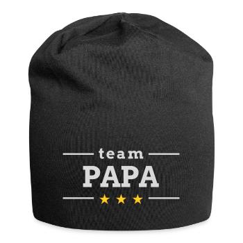Team Daddy Father's Day Gift - Jersey Beanie - black - Front