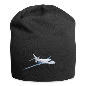 Business-Jet - Bonnet en jersey - noir - Devant