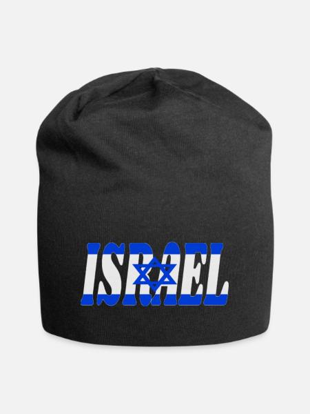 Israel - Jersey-Beanie - Schwarz