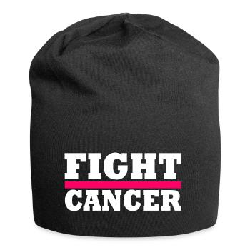 Fight cancer - Bonnet en jersey - noir - Devant