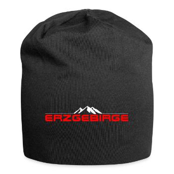Erzgebirge - Jersey-Beanie - Schwarz - Vorne