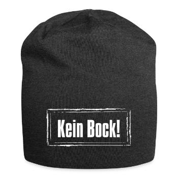Kein Bock - Jersey-Beanie - Anthrazit - Vorne