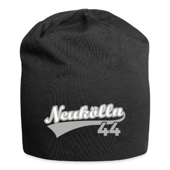 Neukölln 44 Berlin - Jersey-Beanie - Schwarz - Vorne