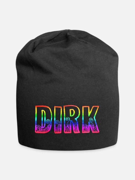 dirk rs regenbogen - Jersey-Beanie - Schwarz