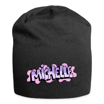 Grafitti Name Michelle - Jersey Beanie - black - Front