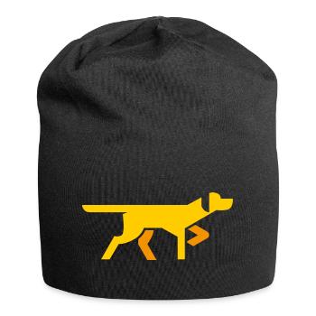 dog - Jersey Beanie - black - Front