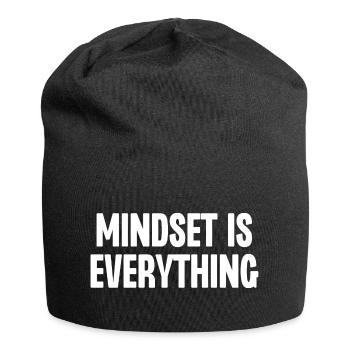 Mindset is Everything - Jersey Beanie - black - Front