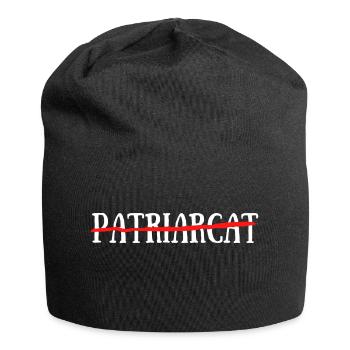 Fin du patriarcat - Bonnet en jersey - noir - Devant