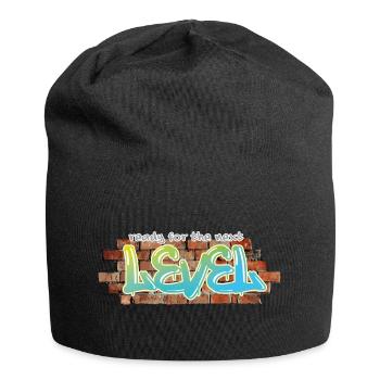 Graffiti « niveau supérieur » - Bonnet en jersey - noir - Devant