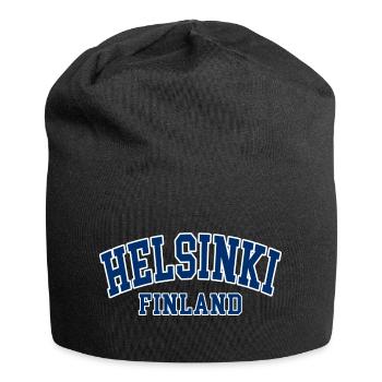 helsinki finlande - Bonnet en jersey - noir - Devant