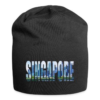 Singapore - Jersey Beanie - black - Front