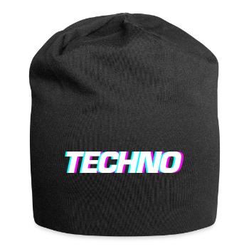 Techno Festival Design - Bonnet en jersey - noir - Devant