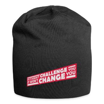 Workout Fitness Motivation Quote - Jersey Beanie - black - Front