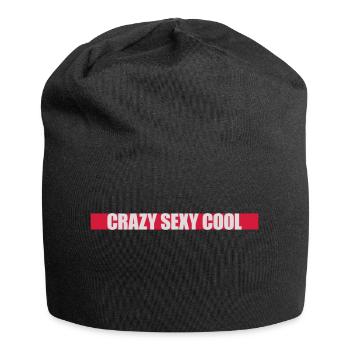 crazy sexy cool design - Jersey Beanie - black - Front