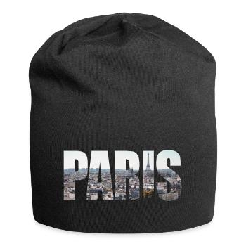 paris photo - Jersey Beanie - black - Front