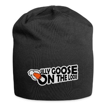 goose on the loose - Jersey Beanie - black - Front