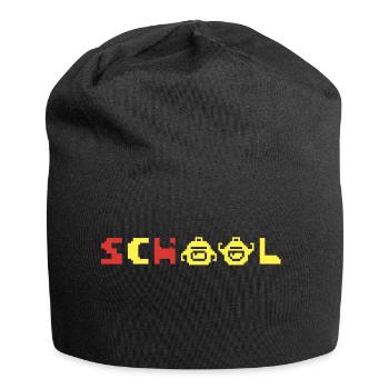 SCHOOL is Cool - Jersey Beanie - black - Front
