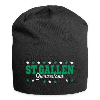 St Gallen - Jersey-Beanie - Schwarz - Vorne