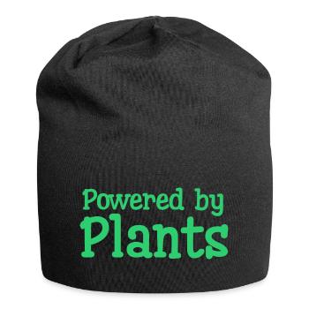 Powered by plants - Jersey Beanie - black - Front
