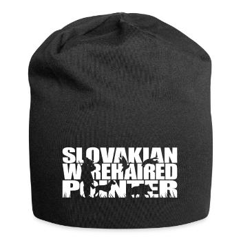 SLOVAKIAN WIREHAIRED POINTER Jagdhunde Wilsigns - Jersey-Beanie - Schwarz - Vorne
