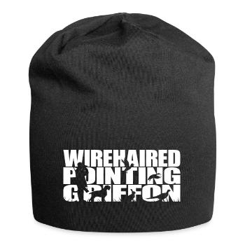 GRIFFON POINTU À POIL DUR Chiens de chasse Wilsigns - Bonnet en jersey - noir - Devant